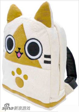 怪物猎人 可爱的猫猫手提包背包 