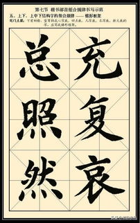 汉字结构组合规律图解