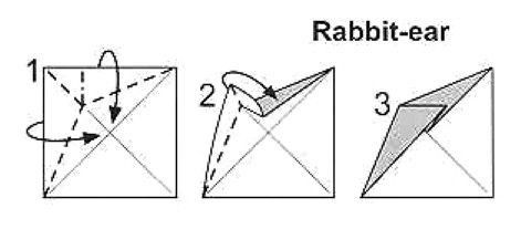 折纸的兔耳折怎么做 