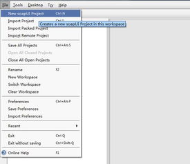 1.SoapUI接口测试 创建项目