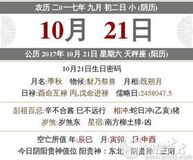 2017年10月21日出生的人命运如何,是什么星座