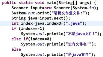 怎么才能让输入的 Test .java 前面带空格的这种名称的java文件 输出时是java文件呢.还有如果我在.java后边输入了字母 例如 Test.javahhh 控制台显示 是java文件 