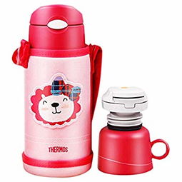 中国亚马逊 THERMOS 膳魔师 小狮子 不锈钢保温保冷吸管杯 粉色630ml FFG 603WF PKN FFG 603WF PKN 海淘网 