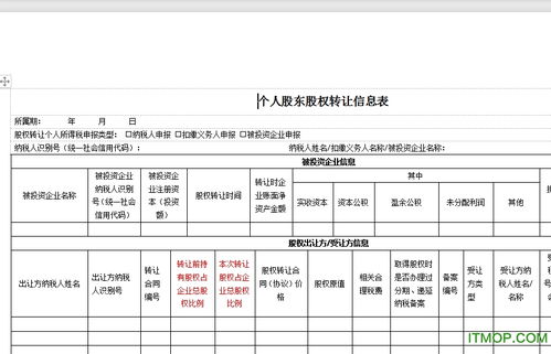 股权转让个人所得税怎样交纳