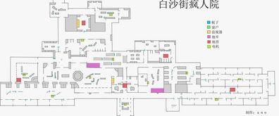 第五人格地图疯人院平面图 教你快速记地图的技巧