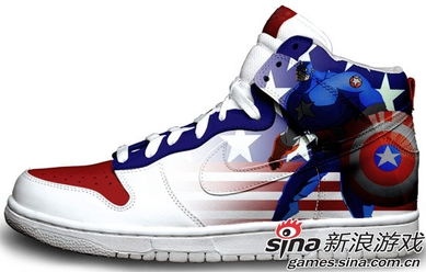 国外玩家创意涂鸦NIKE篮球鞋 