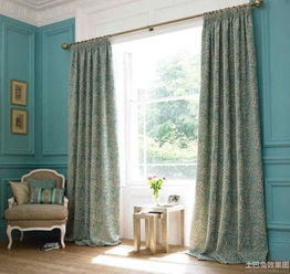 什麽颜色的遮光窗帘搭配孔雀蓝的墙面最漂亮 