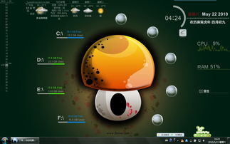 雨滴桌面秀(Rainmeter)v4.5.11.3607