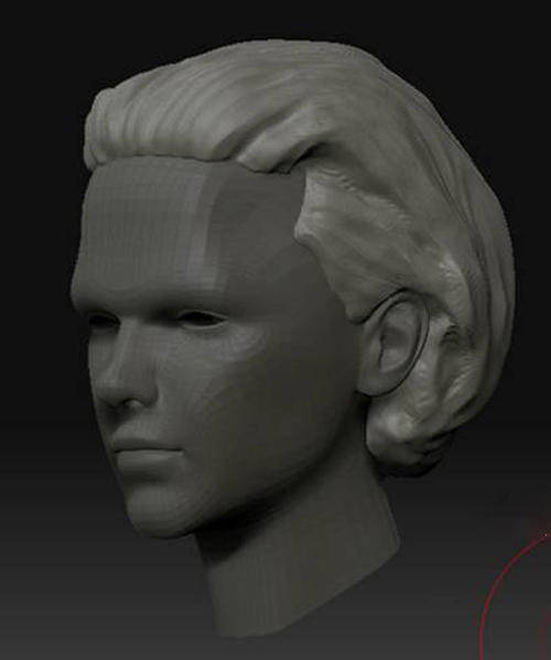 教学 zbrush雕刻头发笔刷介绍,巧用工具可以事半功倍哦