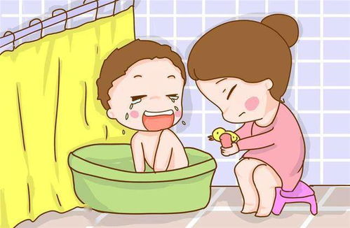 孩子洗澡时的表现,暗示长大后的性格,看看你家娃是哪种
