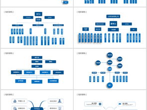 企业组织架构图ppt模板PPT下载 企事业单位架构图大全 编号 18476099 