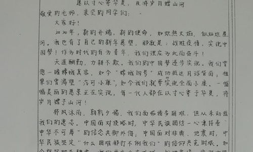 高中学霸的考试作文,不仅文采飞扬,而且字迹堪比 印刷体