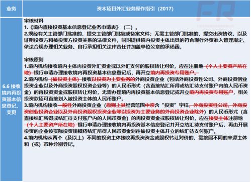 外商投资外汇业务操作变化全整理