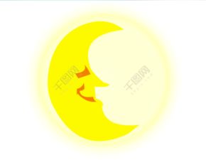 卡通黄色的月亮flash素材模板免费下载 swf格式 1024像素 编号17625809 千图网 