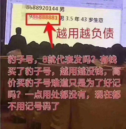 曾经的天价豹子号,坑人不商量呀