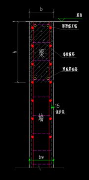 剪力墙柱截面与梁截面同宽时,梁截面不能保证,怎么处理,依据在哪里