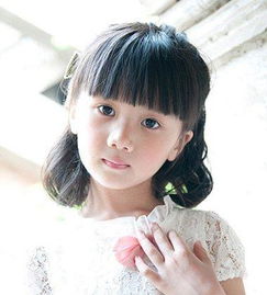 小孩刘海发型女图片