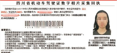 不去照相馆 四川省驾驶证相片手机在家拍摄轻松拿回执单