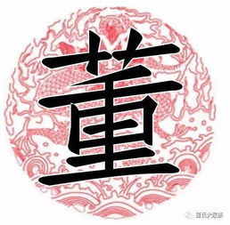 霸气 董字竟如此漂亮,董氏宗亲赶紧收下 