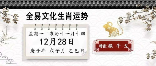 文超良2020年12月28号?文超良十二生肖每日运势