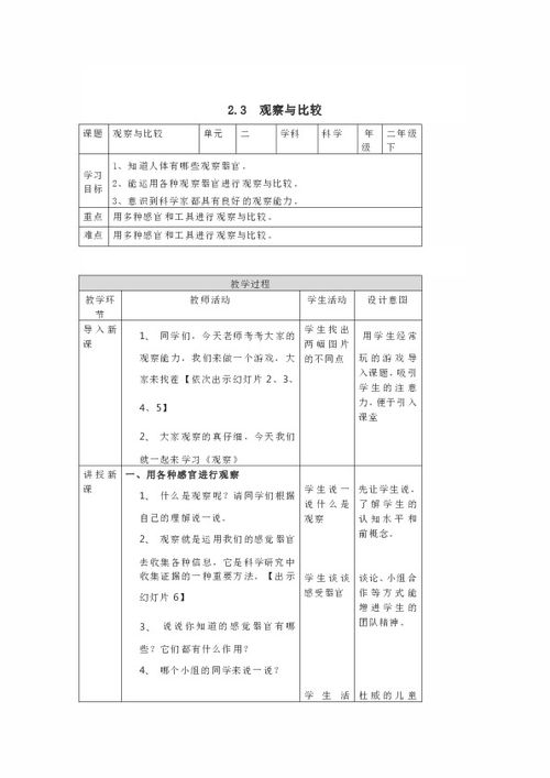 观察报告格式及范文