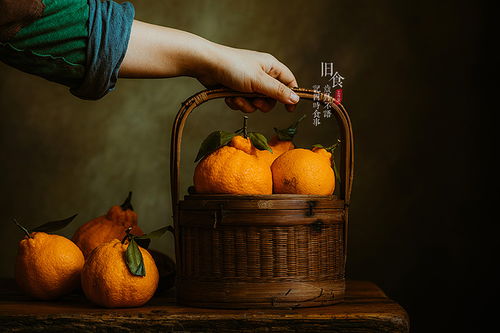 一组油画感美食静物摄影