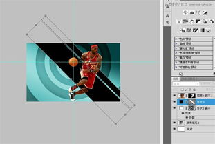 Photoshop合成动感的詹姆斯篮球海报设计教程 图文