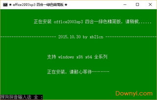 office2003绿色英文版