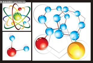 分子球模型图片