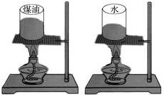如图所示是 探究不同物质的吸热能力 的实验装置. 1 为了得到质量相同的水和煤油,应选用的器材是 