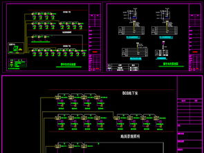 小区BA楼控系统设计施工图平面图下载 电气CAD图片大全 编号 17707327 