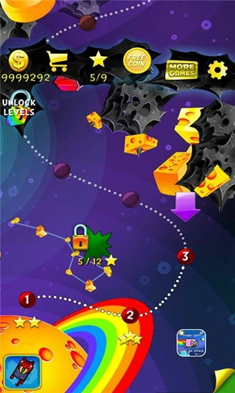 彩虹猫太空旅行破解版 彩虹猫太空旅行下载v1.05安卓版 3454手机游戏 