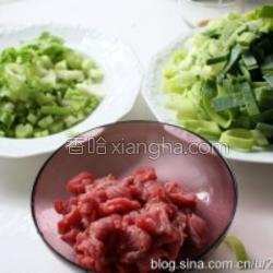 大葱炒肉鸡蛋的做法大全图解