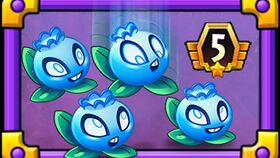 PVZ2 对战三神器之一,十万伏特电击蓝莓升五级 这次提升大不大