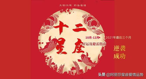 2021年的最后三个月,十二星座有哪些好事