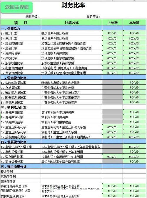 财务报表分析OO3000