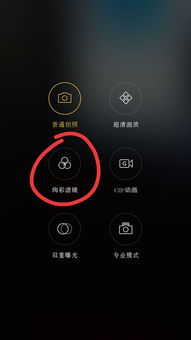 OPPO手机的滤镜在那 