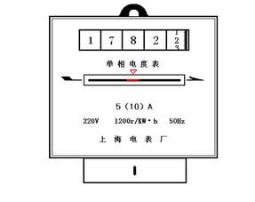 家用电表五位都是黑框怎么读数