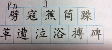 把这些字的偏旁丶首字母大写的拼音丶组词都写出来 