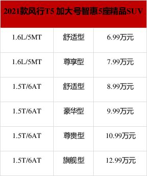 挑战全道路 东风风行2021款T家族品智再升级