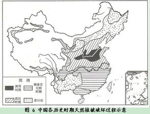 观察图6.据此判断下列表述错误的是 A. 唐宋时期.南方开垦出大量耕地 B. 清军入关后.东北地区逐步开发 C. 工业化进程加速了自然植被的退化 D. 我国的农耕文明从黄河流域逐渐向全国扩展 