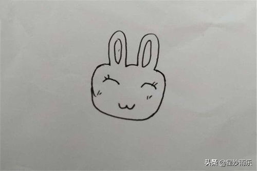 简笔画兔子 彩色的小兔子简笔画怎么画,怎么画粉红色小兔