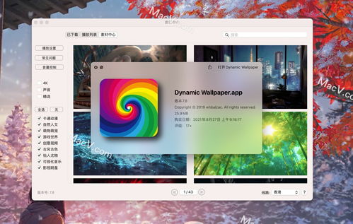 Dynamic Wallpaper for Mac Mac动态壁纸桌面 v7.8中文版