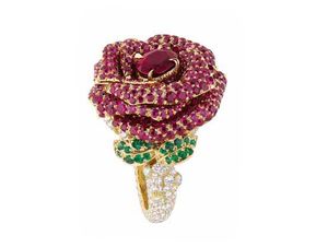 Dior珠宝设计中 那朵开不败的玫瑰花 