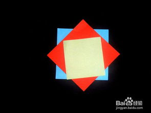 如何折叠双正方形 