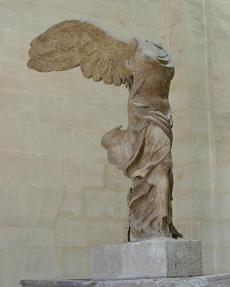 胜利女神 公元前三世纪古希腊石雕刻