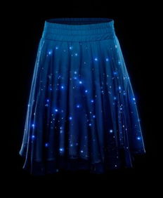 把银河穿在身上 会发光的星空裙发售 