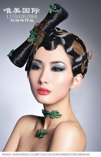 中国元素化妆作品刘海峰 