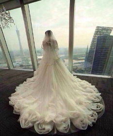 婚纱照图片唯美背影大全 纯美的婚纱背影