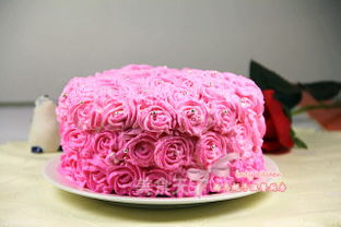玫瑰奶油蛋糕的做法 玫瑰奶油蛋糕怎么做 西马栀子的菜谱 